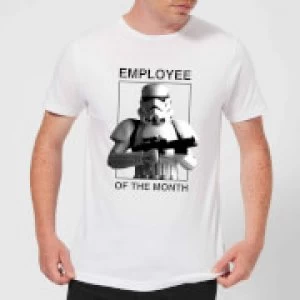 Image of Star Wars Employee Of The Month Mens T-Shirt - White - 3XL