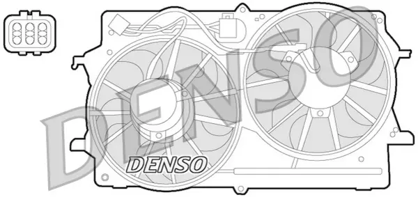 Image of Denso DER10007 Engine Cooling Fan