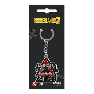 Image of Borderlands - Atlas Unisex One Size Keychain - Multi-Colour