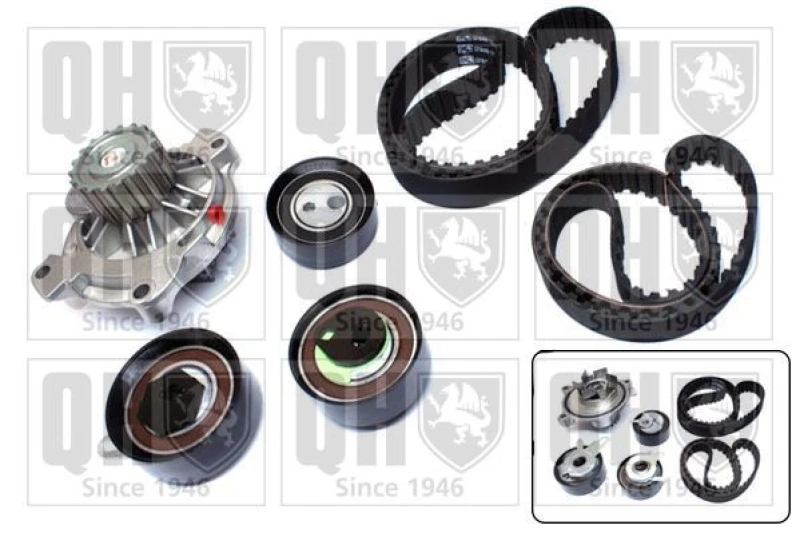 Image of QUINTON HAZELL Water pump and timing belt kit QUINTON HAZELL QBPK6511