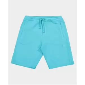 Image of Paul And Shark Water Repellant Organic Cotton Jogging Shorts - Blue