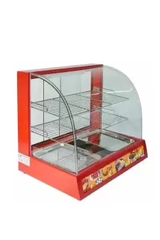 60cm Wide Glass Food Warmer