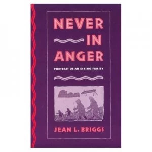 Image of Never in Anger by Jl Briggs Paperback