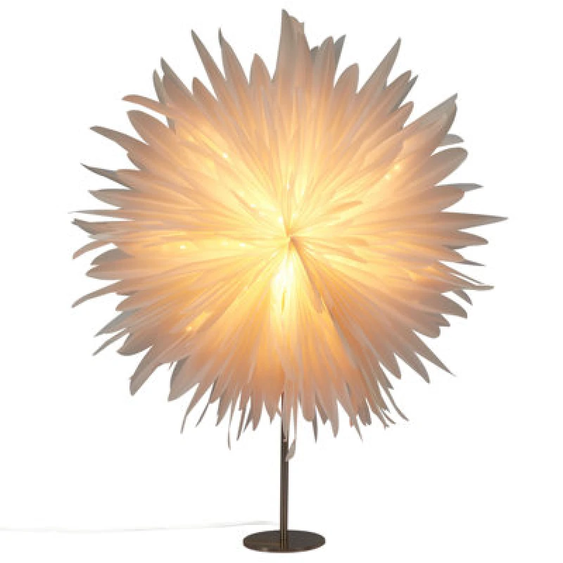 Image of Beliani Christmas Decoration Table Lamp Satopanth Star 70 Cm White