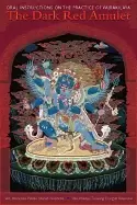 Image of dark red amulet oral instructions on the practice of vajrakilaya