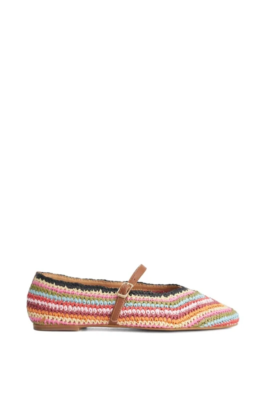 Image of Dune London Womens 'Haloha' Mary Janes Size: 7 Multicolor Female 7