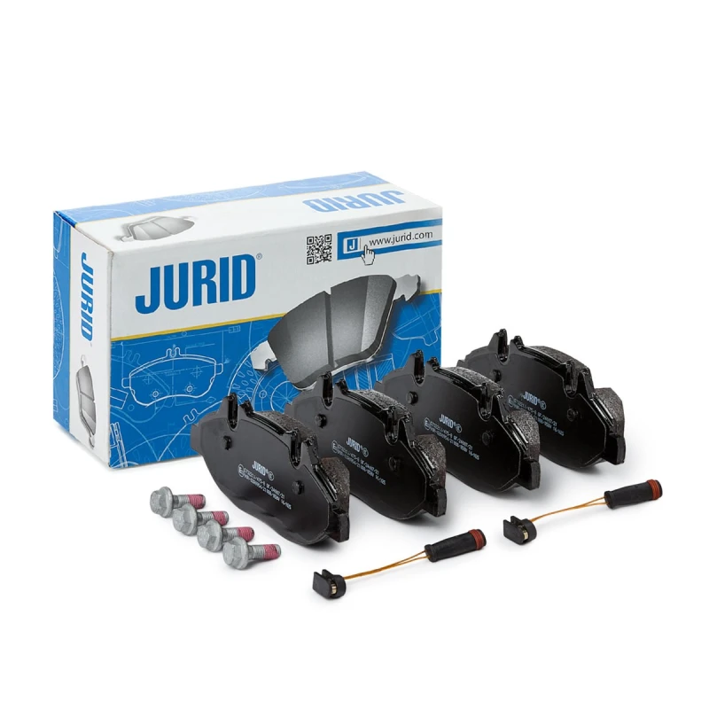 Image of JURID 573221J Brake pad set incl. wear warning contact Brake Pad Set,disc brake (402)