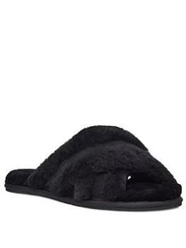 image of UGG Scuffita Slipper - Black, Size 5, Women