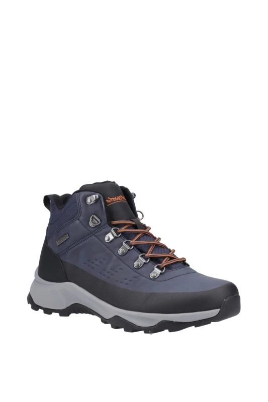 Image of Cotswold Mens Ryeford Waterproof Walking Ankle Boots - UK 11 Blue male GDE2808NVY11