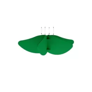 Image of Social Spaces Piano Scales Acoustic Suspended Ceiling Raft in Dark Grey 1200 x 1