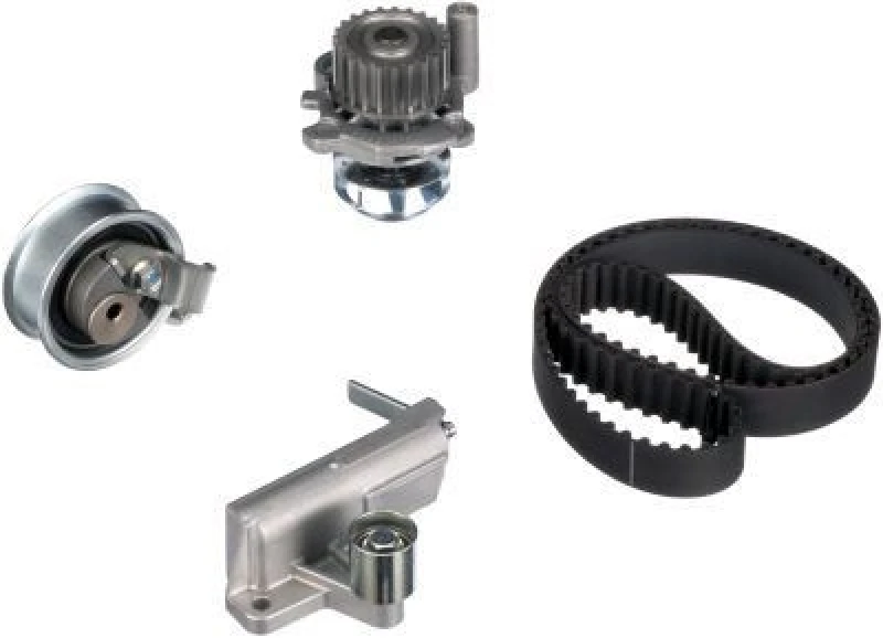 Image of GATES Water pump and timing belt kit GATES KP55491XS