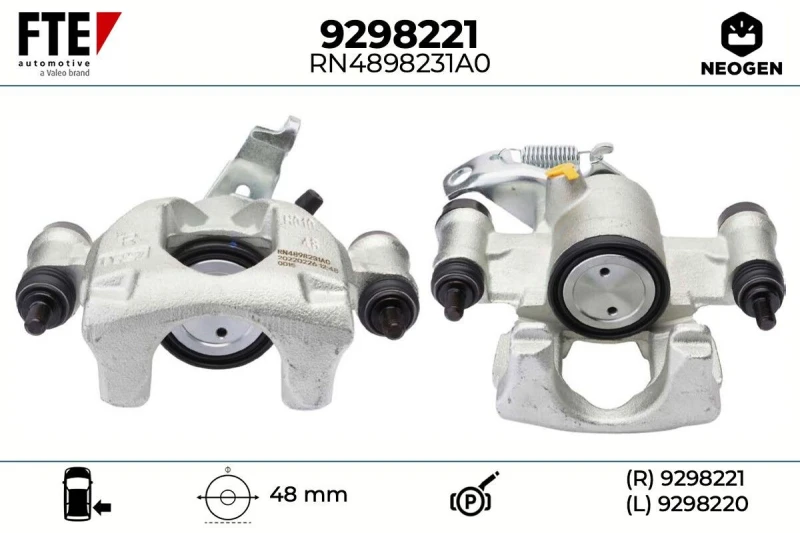 Image of Brake caliper FTE 9298221