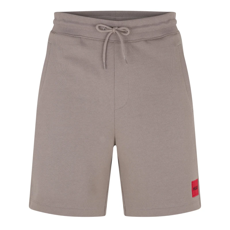 Image of Hugo Mens Jogger Fleece Shorts Brown 237 male L