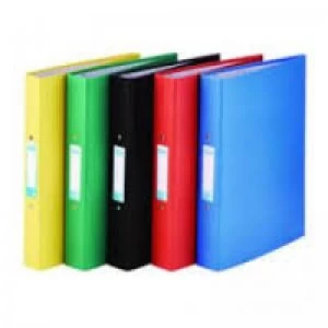 image of Elba Paper on Board Ring Binder Blue