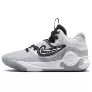 image of nike KD TREY 5 X, WHITE/WHITE-BLACK-WOLF GREY