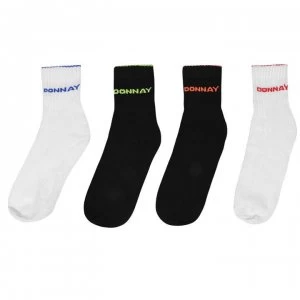 Image of Donnay Quarter Socks 12 Pack Mens - Bright Asst