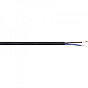Image of Flexible cable H03VV F 2 x 0.75mm Black LappKabel