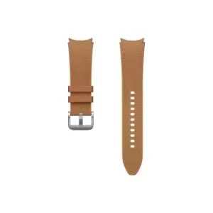 image of Samsung Hybrid Eco-Leather Band (M/L) for Galaxy Watch6 in Camel (ET-SHR96LDEGEU)