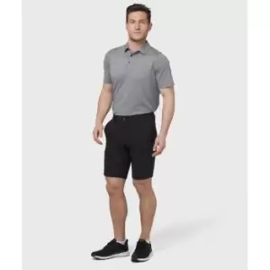 image of Callaway Soft TOUCH MICRO PRINT POLO BLACK HEATHER - XXL