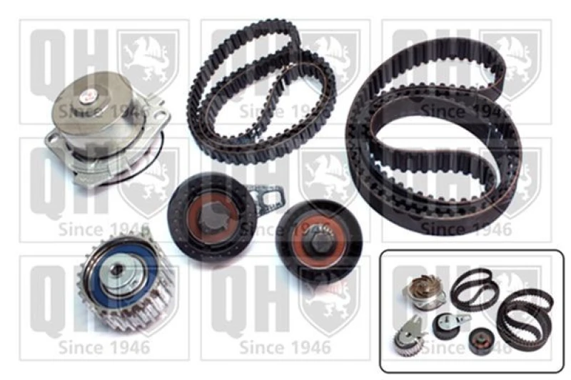 Image of QUINTON HAZELL Water pump and timing belt kit QUINTON HAZELL QBPK8350