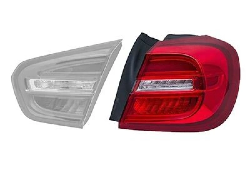Image of VAN WEZEL Rear light VAN WEZEL 2930926