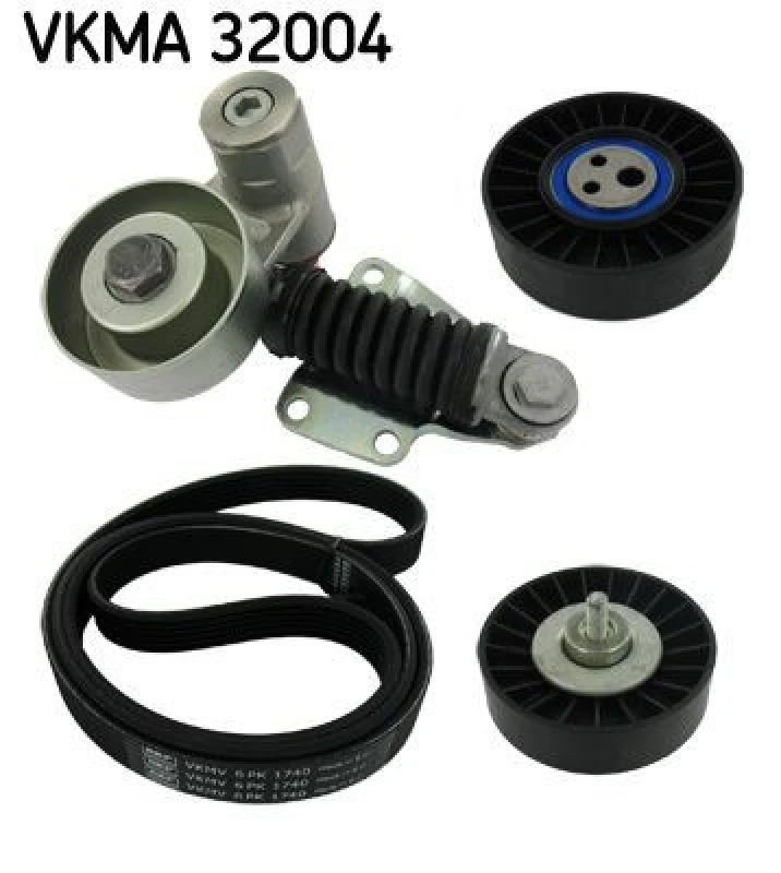 Image of SKF V-Ribbed Belt Set SKF VKMA 32004