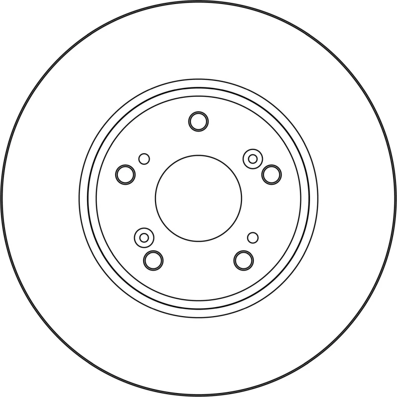 Image of Brake disc TRW DF4129S