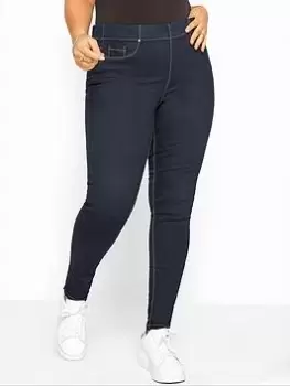 image of Yours Jenny Jegging - Indigo, Size 16, Inside Leg 34, Women