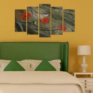 Image of 5ABSMDF-67 Multicolor Decorative MDF Painting (5 Pieces)