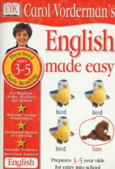 Image of English Made Easy Age 3-5 Early Reading by Carol Vorderman Paperback
