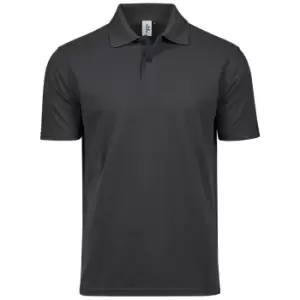 Image of Tee Jays Mens Power Pique Organic Polo Shirt (XXL) (Dark Grey)