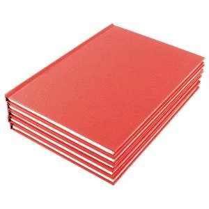 Image of Manuscript A4 Book Ruled Feint Pack of 5 WX01060