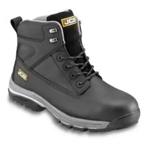 Image of Jcb Fast Track Black Safety Boots, Size 9