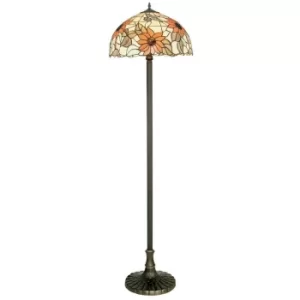 image of Fan Europe DAFNE 2 Light Tiffany Light Multicolour 45x150cm