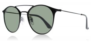 image of Ray-Ban RB3546 Sunglasses Black Top Matte 186 49mm