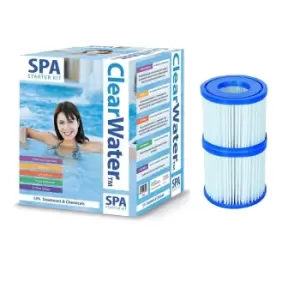 Image of Lay-z-spa Chemical Starter Set and 2 Filter Bundle