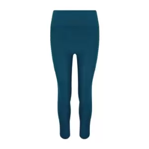 image of AWDis Womens/Ladies Cool Girlie Seamless Leggings (L) (Ink Blue)