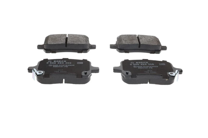 Image of Brake pad set Bosch 0 986 494 306