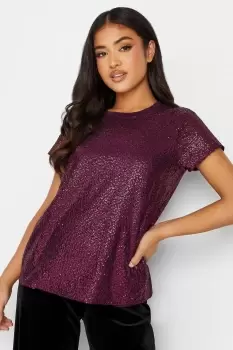 Petite Sequin T-Shirt