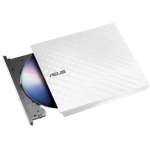 image of Asus SDRW-08D2S External DVD writer Retail USB 2.0 White