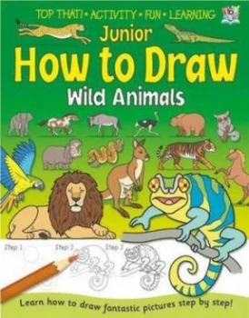 Image of Junior How to Draw Wild Animals Paperback