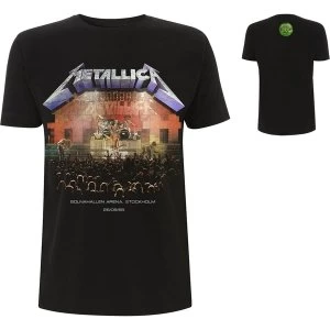 Image of Metallica - Stockholm '86. Unisex Medium T-Shirt - Black