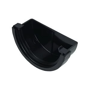 image of FloPlast REM1B Miniflo Gutter External Stopend - Black