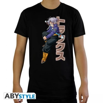 Image of Dragon Ball - "DBZ/ Trunks" mens Small T-Shirt - Black