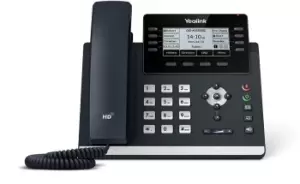 Image of SIP-T43U - IP Phone - Grey - Wired handset - 1000 entries - LCD - 9.4cm (3.7")