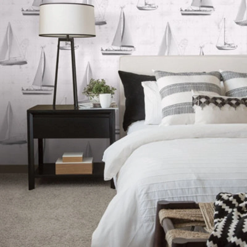 Image of Galerie Global Fusion Grey Sail Away Smooth Wallpaper