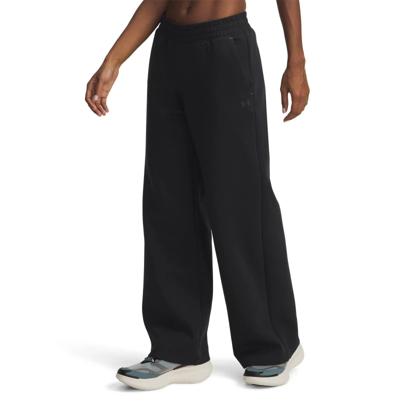 Image of Under Armour Womens Closed Hem Fleece Joggers Black female 14 (L)