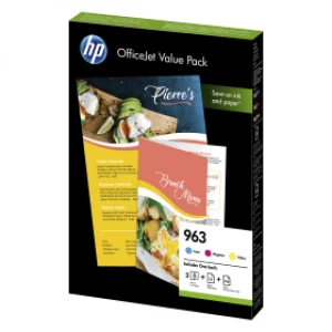 Image of HP 963 Tri Colour Ink Cartridge
