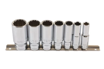 image of Laser Tools 6194 Whitworth Deep Socket Set 3/8"D 7pc