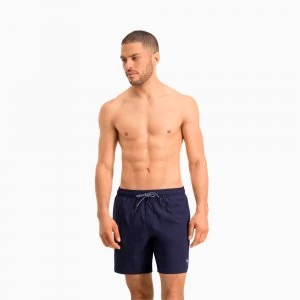 Image of PUMA Swim Mid-Length Mens Swimming Shorts, Dark Blue, size 2X Large, Clothing